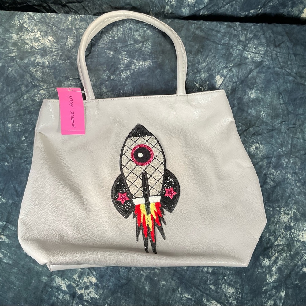 Betsey Johnson rocket purse.